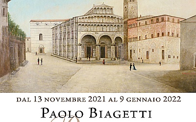 Image of the poster of the exhibition dedicated to Paolo Biagetti