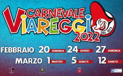poster Carnevale di Viareggio 2022