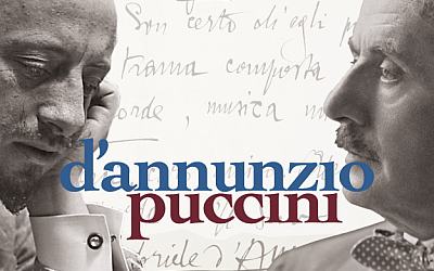 Poster of the meeting D'Annunzio e Puccini
