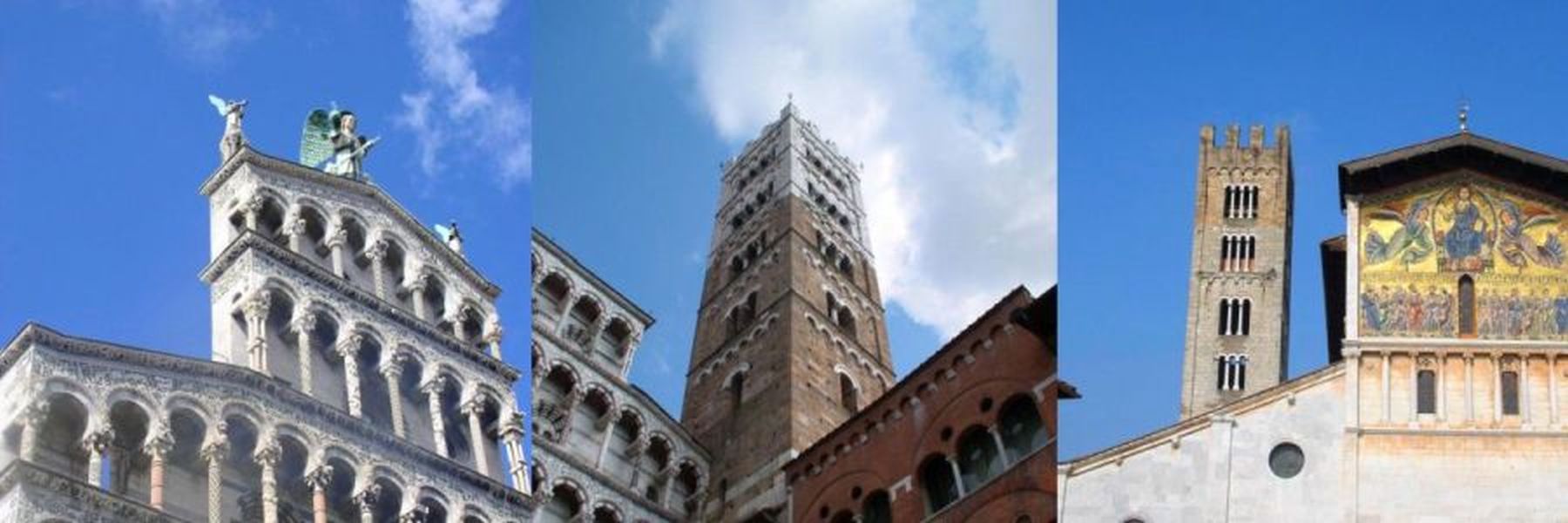 le chiese di San Michele, san Frediano, San Martino di Lucca