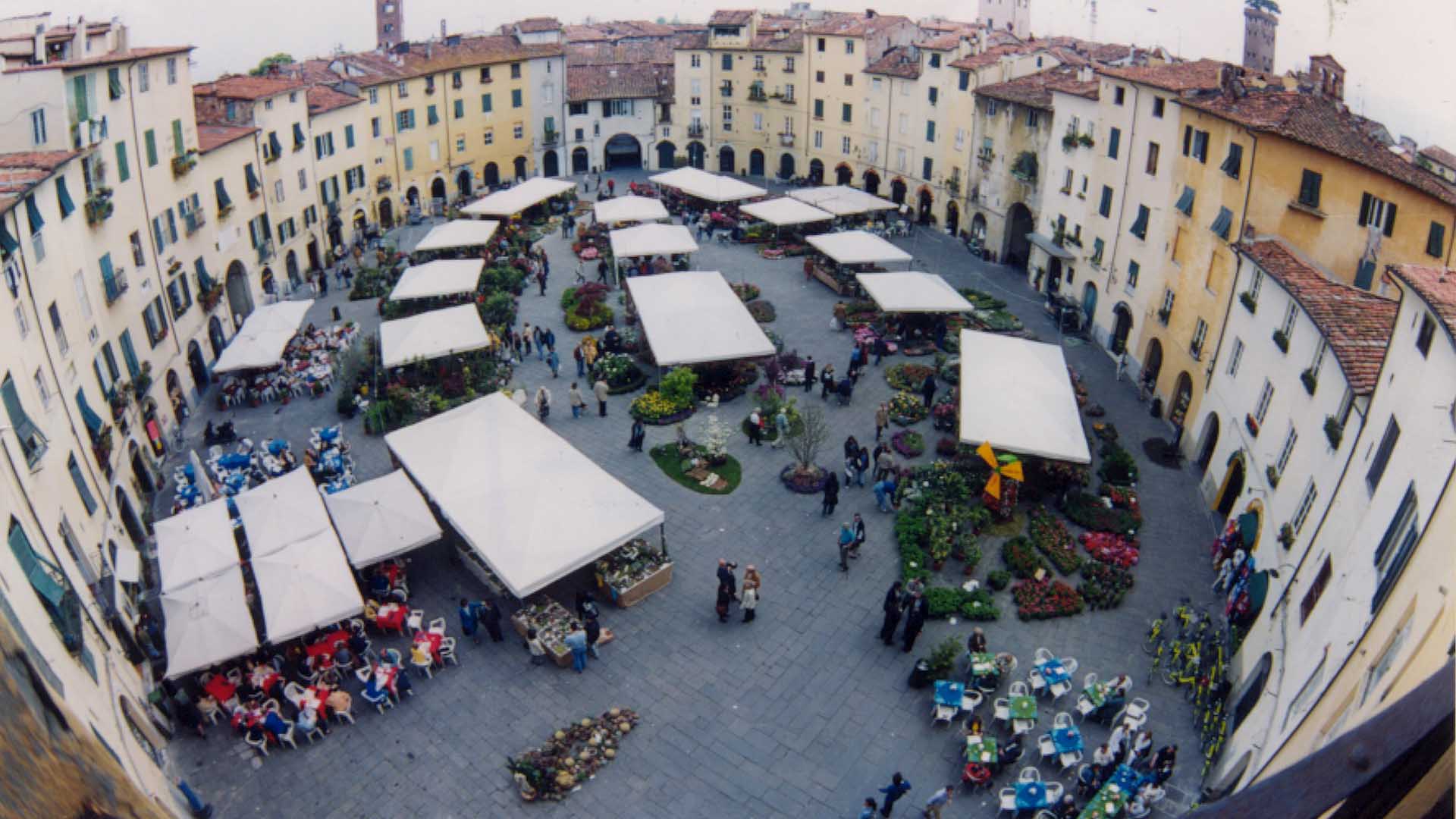 Piazza Anfiteatro a Lucca: come nasce una delle piazze più belle della  Toscana