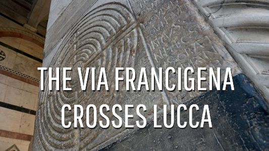 button the Via Francigena crosses Lucca