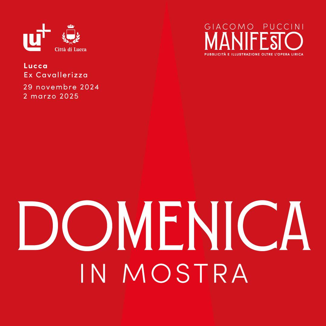 comenica in mostra - visita guidate alla Mostra Giacomo Puccini Manifesto