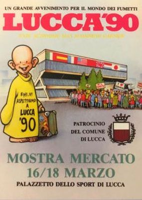 Lucca comics poster 1990