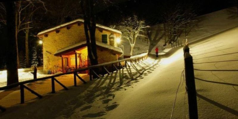 nevicata sull'Appennino tosco Emiliano