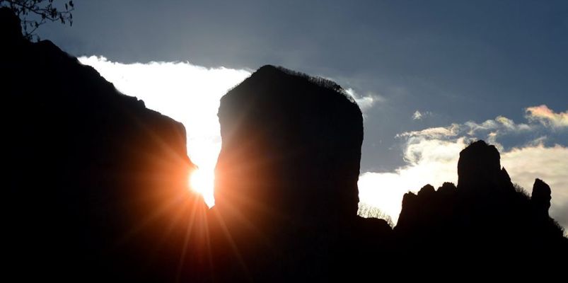 Tramonto sul monte Procinto