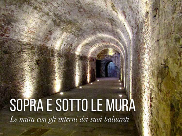 basement of the ramparts of the walls of Lucca 