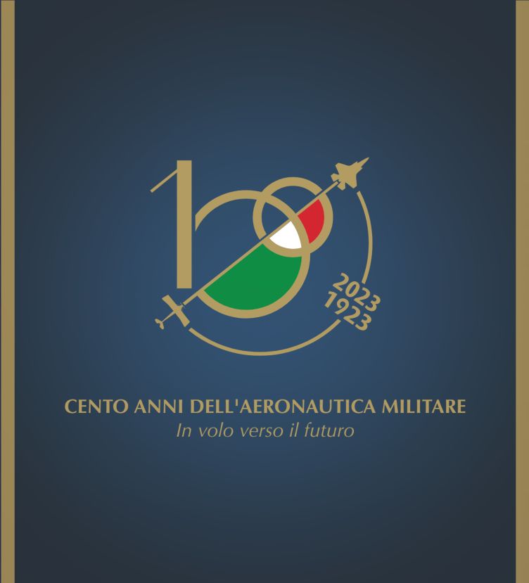 100 anni di Aeronautica MIlitare - copertina della brochure del programma