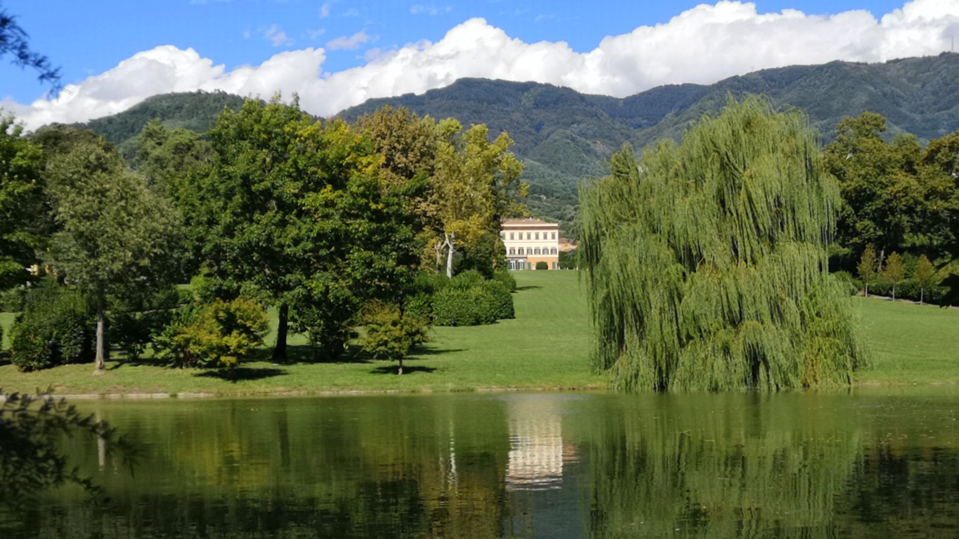 park of Villa Reale in Marlia