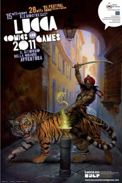 vicolo del gallo in the poster of luca comics and games 2011