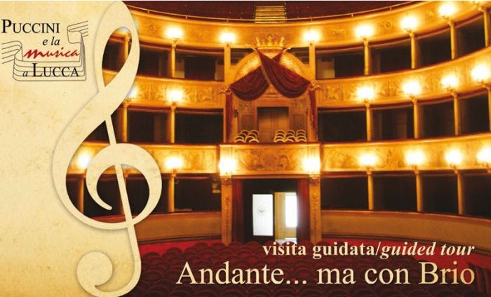 andante con brio guided tour in the Lucca of Music