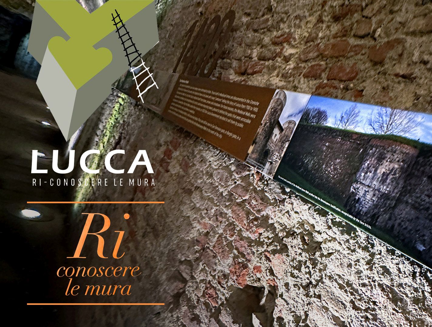 ri-conoscere le mura, mostra nel sotterraneo santa croce delle mura di lucca