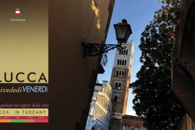 Locandina delle visite guidate @Lucca #cisivededivenerdì