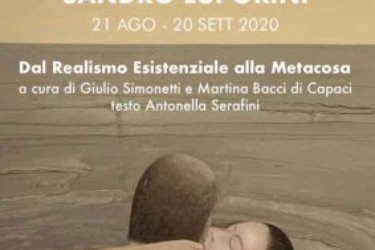 locandina della mostra "90 anni di Sandro Luporini"