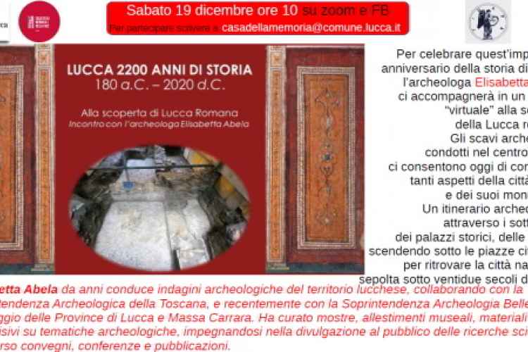 Locandina dell'evento Lucca 2200 anni di storia