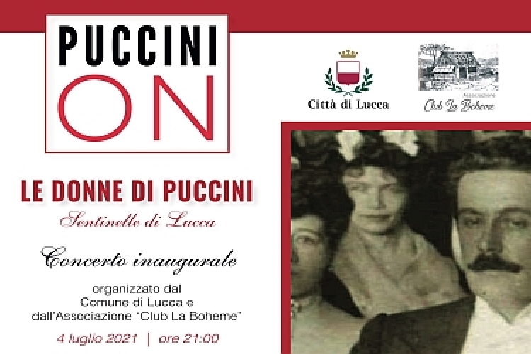 Locandina del concerto Le Donne di Puccini