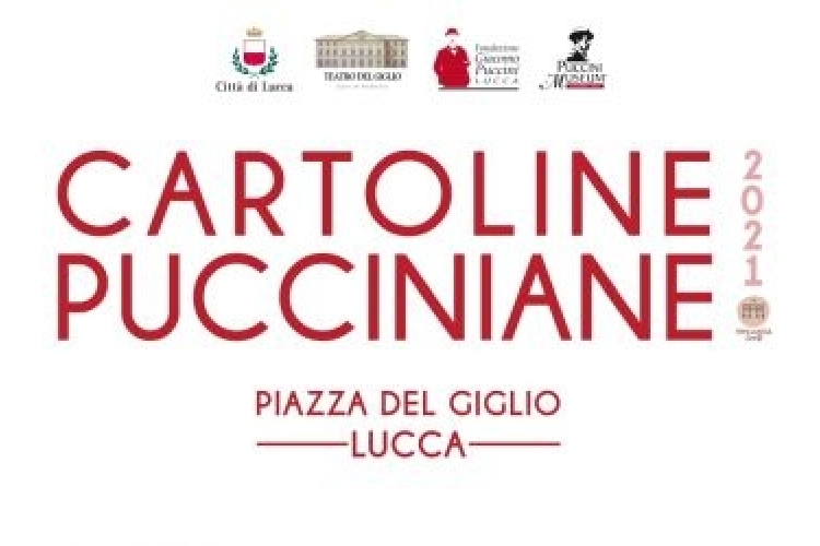 Banner evento con il titolo: Cartoline Pucciniane