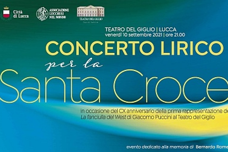 Locandina del concerto lirico della Santa Croce 2021