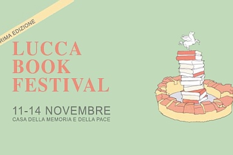 Locandina della 1^ edizione di Lucca Book Festival