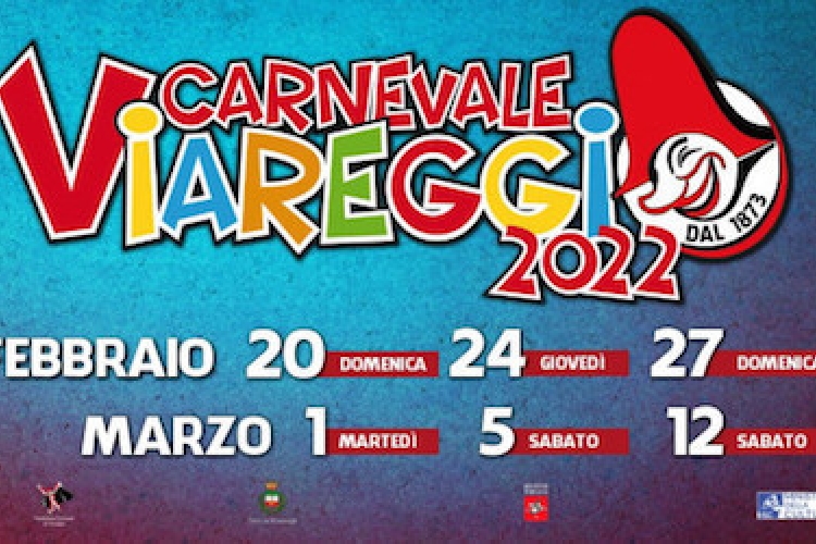 Locandina Carnevale di Viareggio 2022
