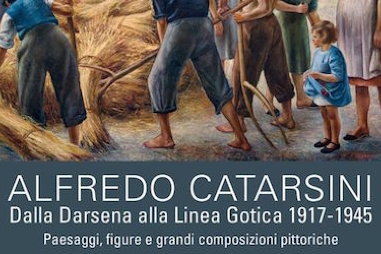 Locandina mostra Alfredo Catarsini. Dalla Darsena alla Linea Gotica