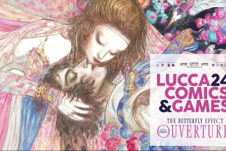Lucca Comics & Games - the butterfly effect - ouverture primo poster dell'edizione 2024